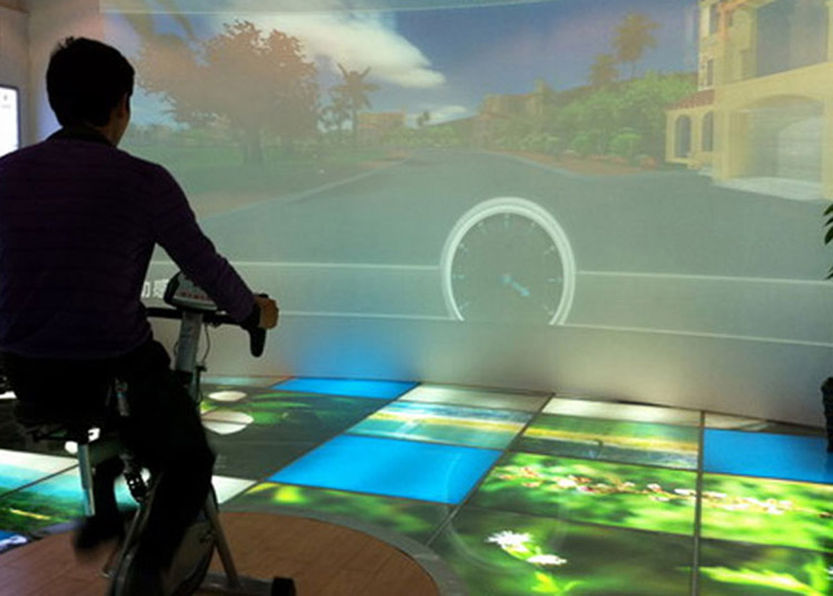 吉县社区安全虚拟自行车系统