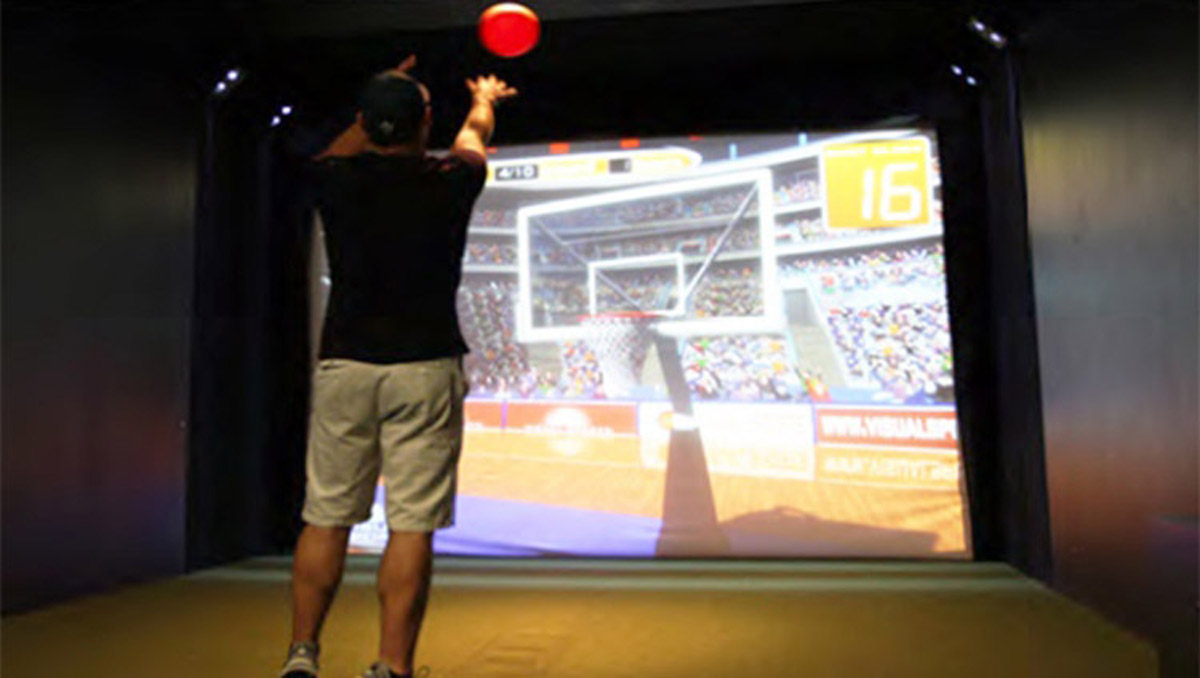 来宾社区安全虚拟篮球体验