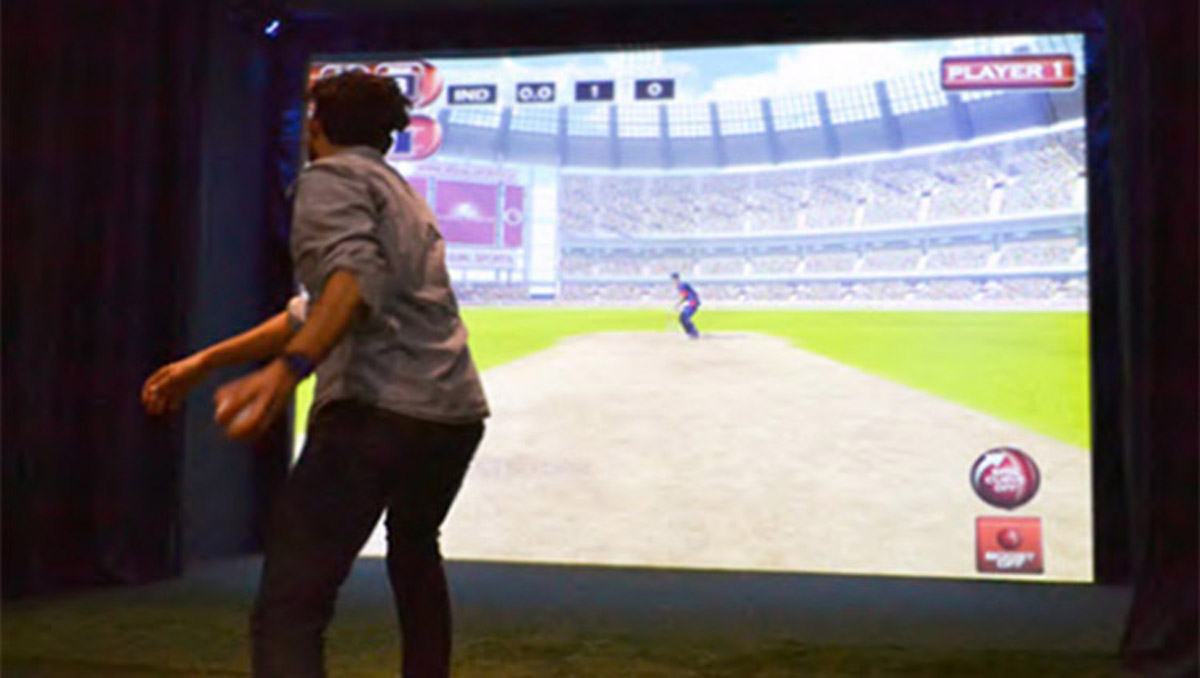 社区安全虚拟板球VR体验