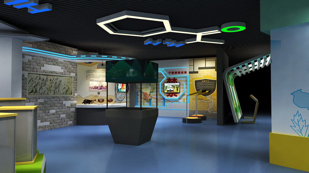 安图社区安全3D互动数字仿真禁毒教育馆