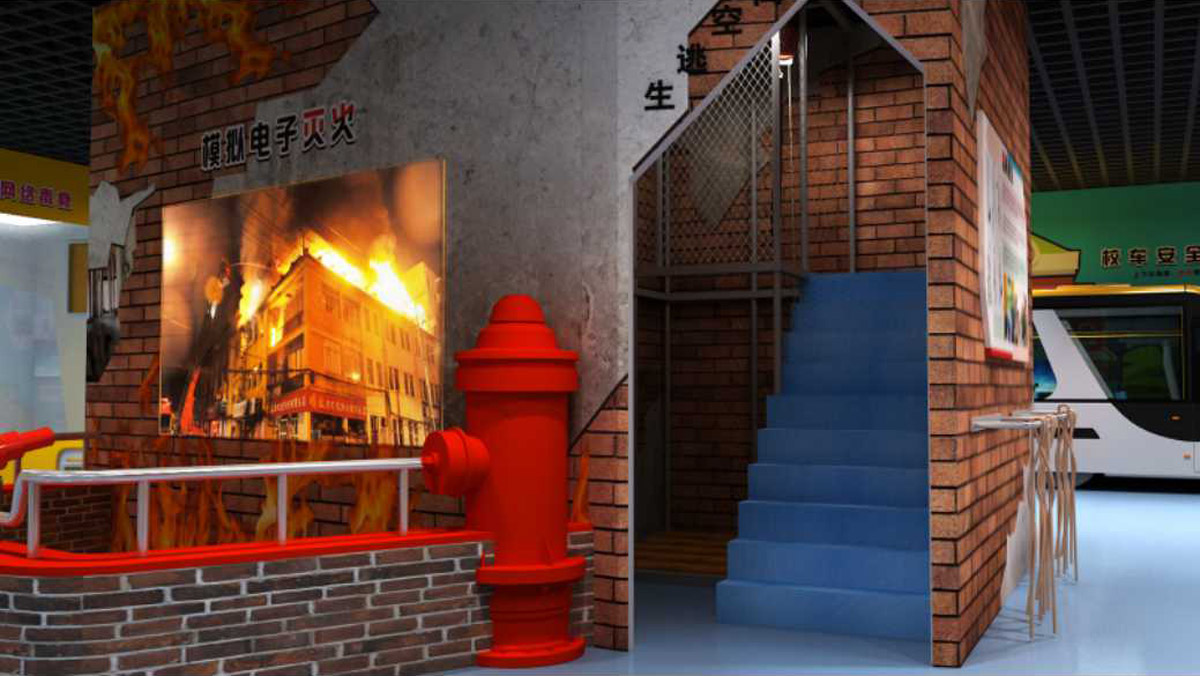 鹤峰社区安全虚拟模拟灭火