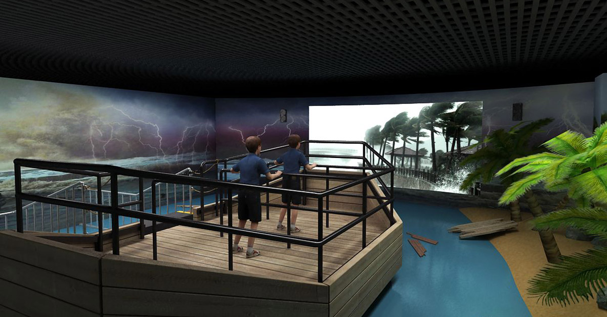 五通桥社区安全模拟台风及暴风雨设备