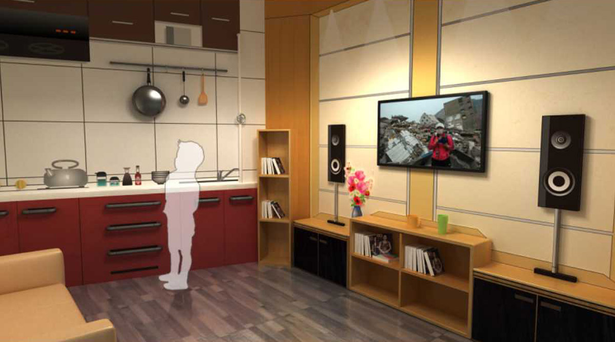 平坝社区安全模拟厨房灭火